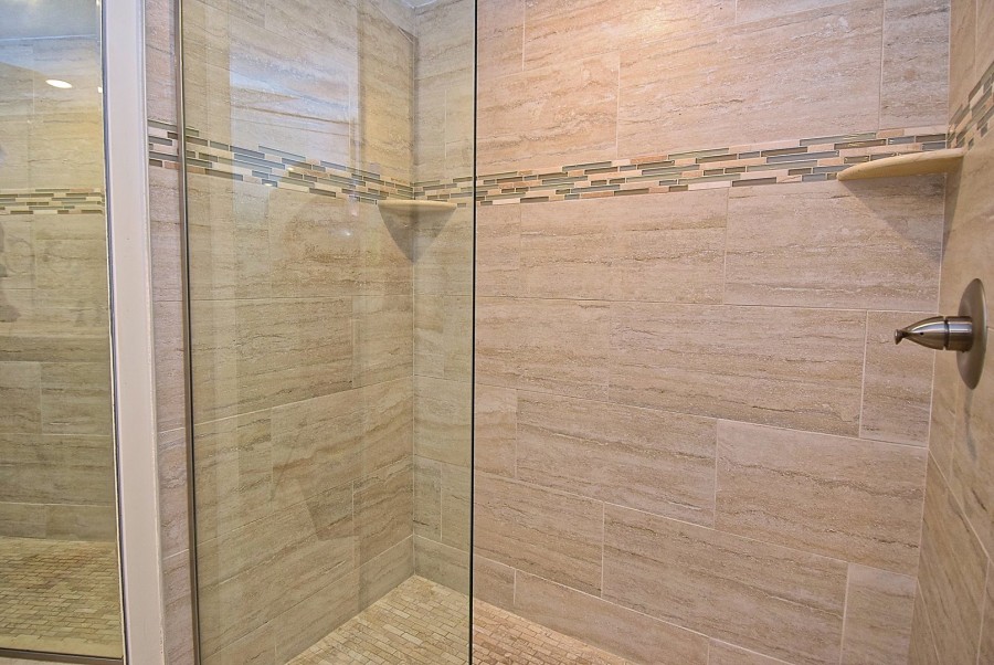 Large walk in shower